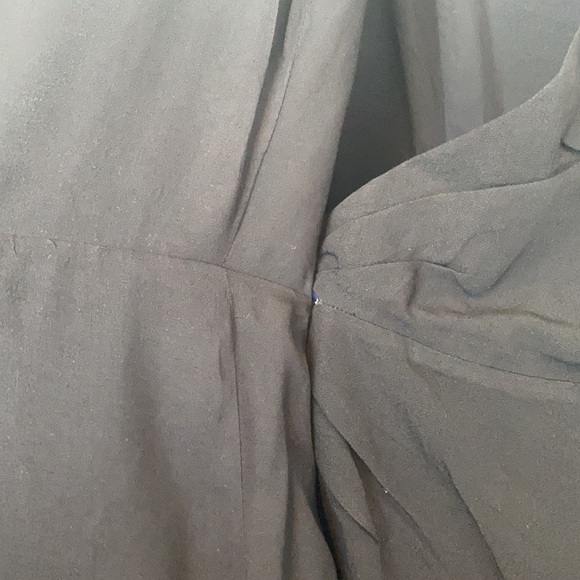 SALE ✨ Atmos&Here Iconic Brand Black midi wrap around button dress size 24 NWT - Picture 4 of 9